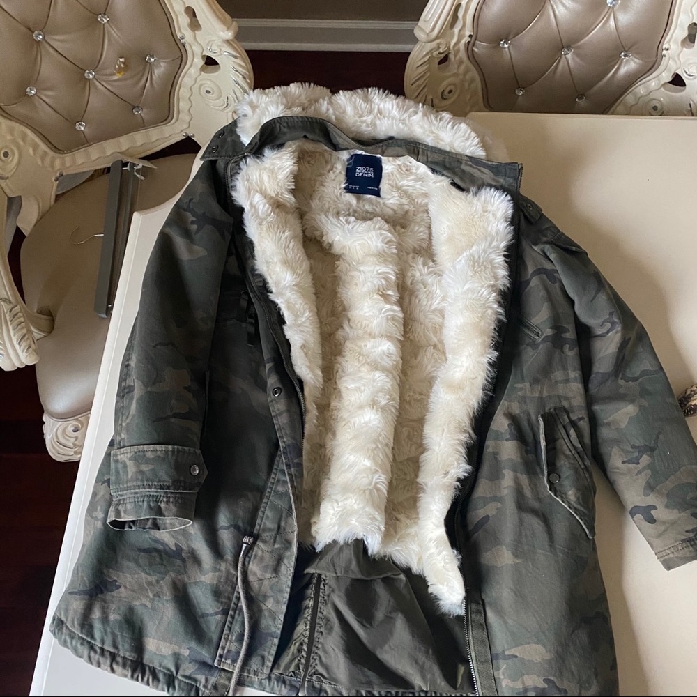Zara camouflage coat - Picture 7 of 12